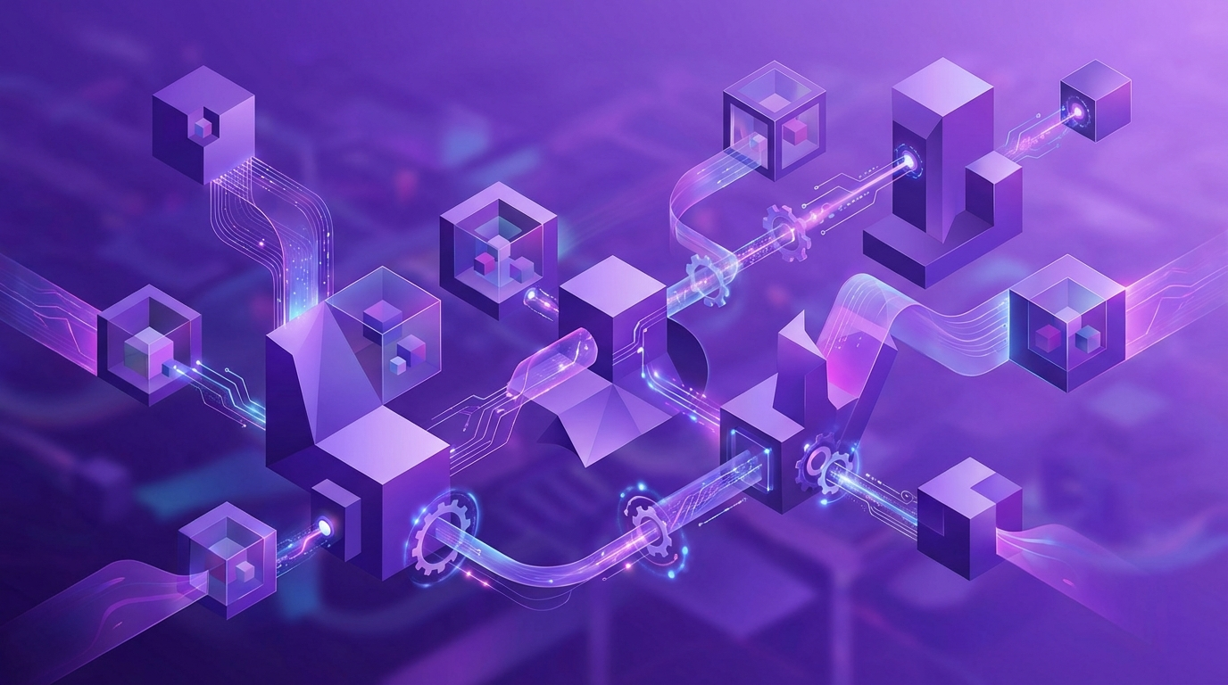 Abstract visual for Enterprise Insurance MFE Suite